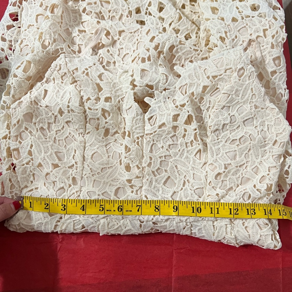 Astr Cream Lace Midi Dress - Picture 10 of 13